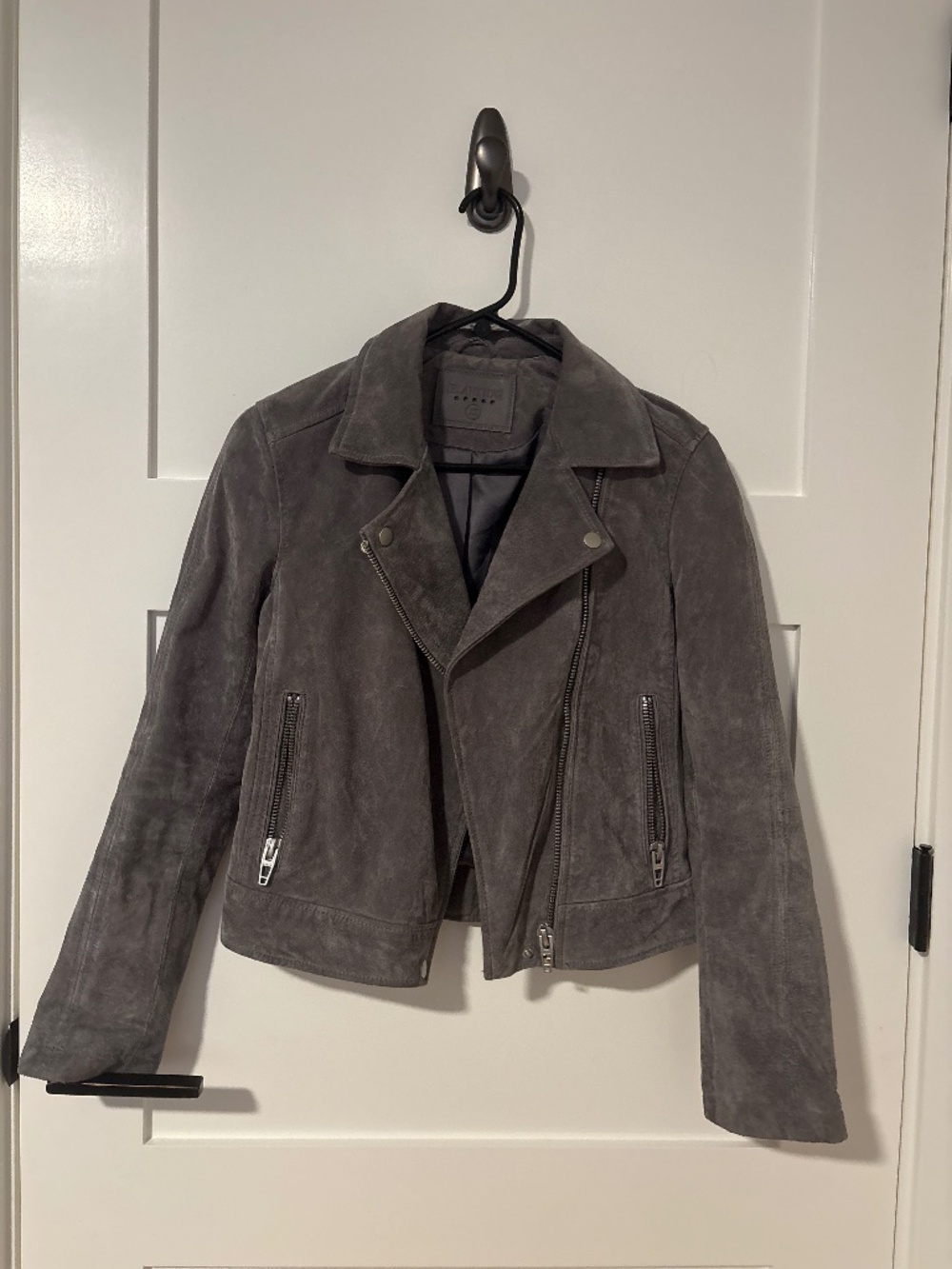 Blank NYC gray suede jacket XS
